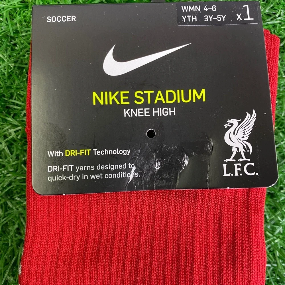 NIKE STADIUM SOCCER SOCKS LFC PREMIER LEAGUE DA1465-687 Women's 4-6/Youth 3Y-5Y
